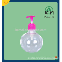 plastic PET lotion pump bottle with white color lotion pump dispenser